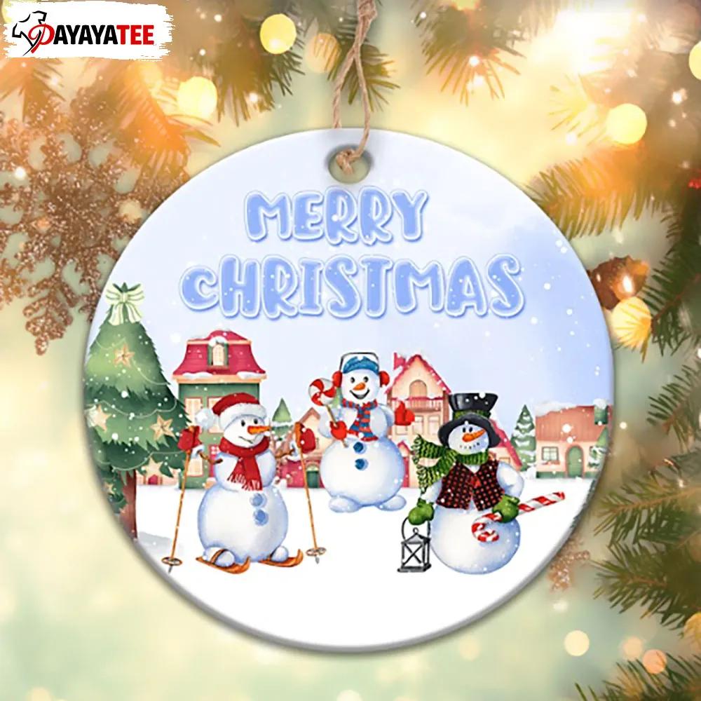 Christmas Snowman Family Ornament Three Snowmans - Ingenious Gifts Your Whole Family
