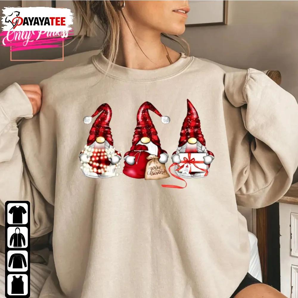 Cute Christmas Gnomes Sweatshirt Merry Xmas Unisex Merch Gift - Ingenious Gifts Your Whole Family