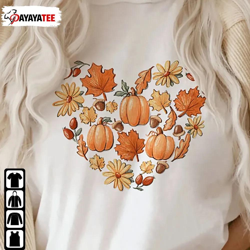 Cute Fall Sweatshirt Autumn Leaves Autumn Pumpkin - Ingenious Gifts Your Whole Family