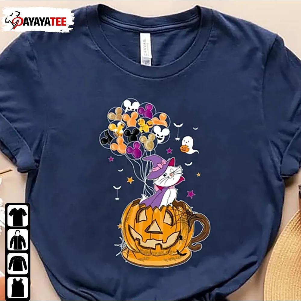 Disney Teacup Halloween Shirt Aristocats Pumpkin Balloon - Ingenious Gifts Your Whole Family