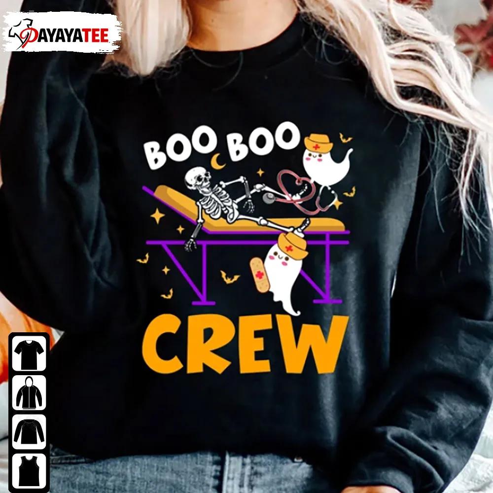 Funny Boo Boo Crew Halloween Nurse Shirt Ghost Nursing Unisex - Ingenious Gifts Your Whole Family