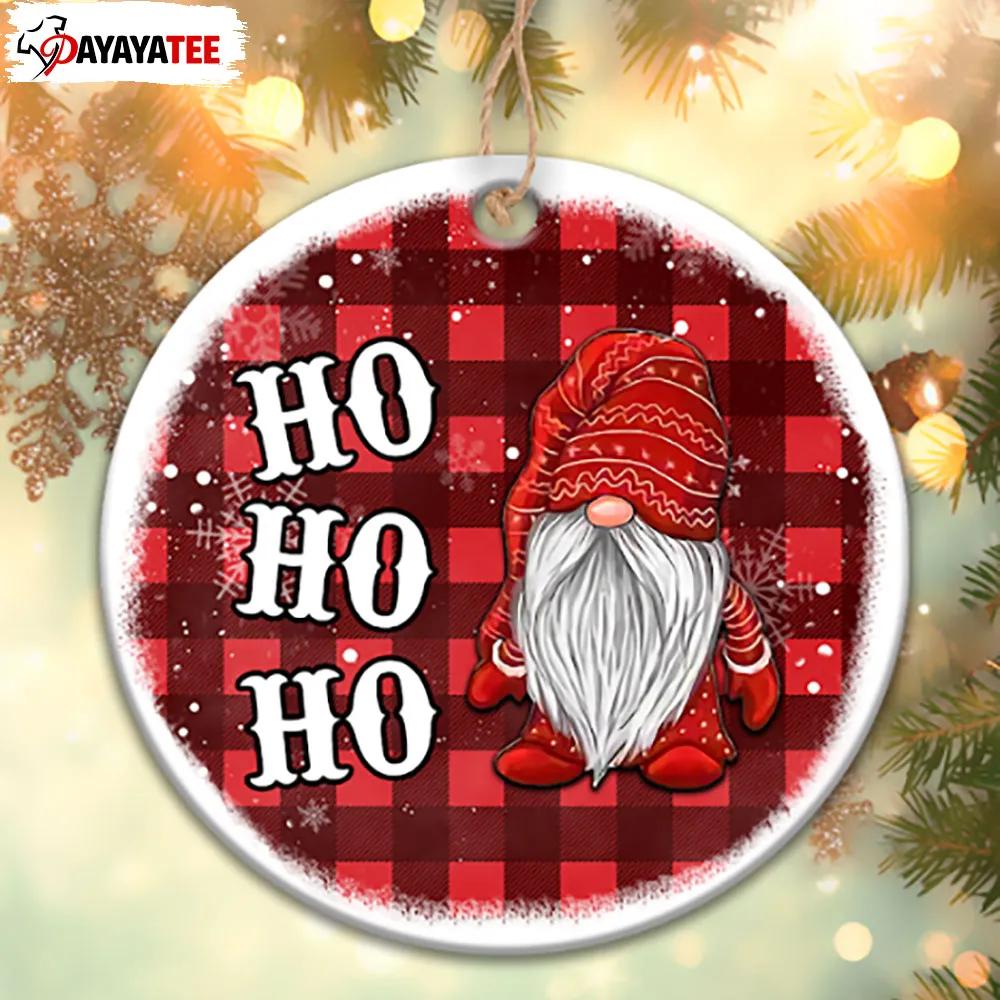 Gnome Santa Christmas Ho Ho Ho Ornament - Ingenious Gifts Your Whole Family