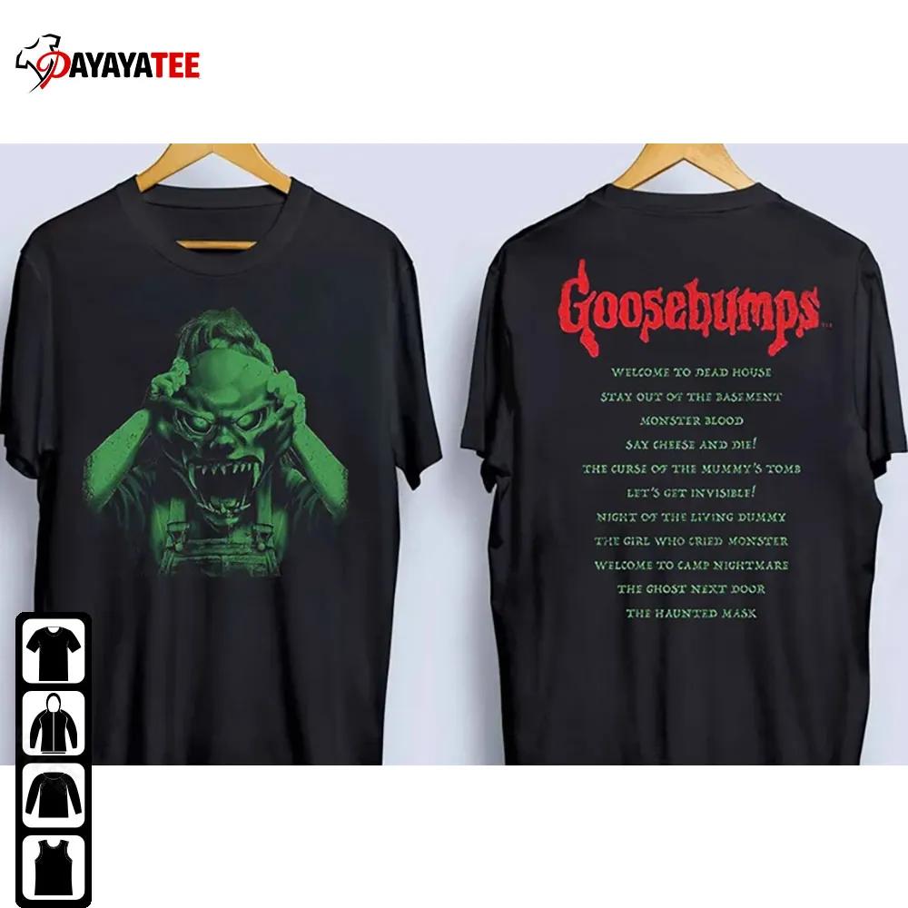 Goosebumps The Haunted Mask Shirt Horrorland Witchy Halloween Unisex - Ingenious Gifts Your Whole Family