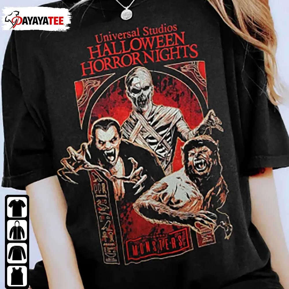 Halloween Horror Nights 2022 Shirt Universal Monsters Legends Collide - Ingenious Gifts Your Whole Family