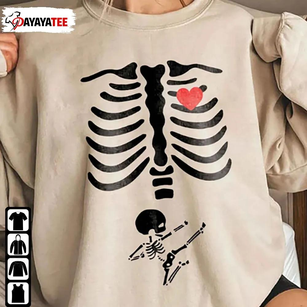 Halloween Skeleton Sweatshirt Pregnancy Announcement - Ingenious Gifts Your Whole Family