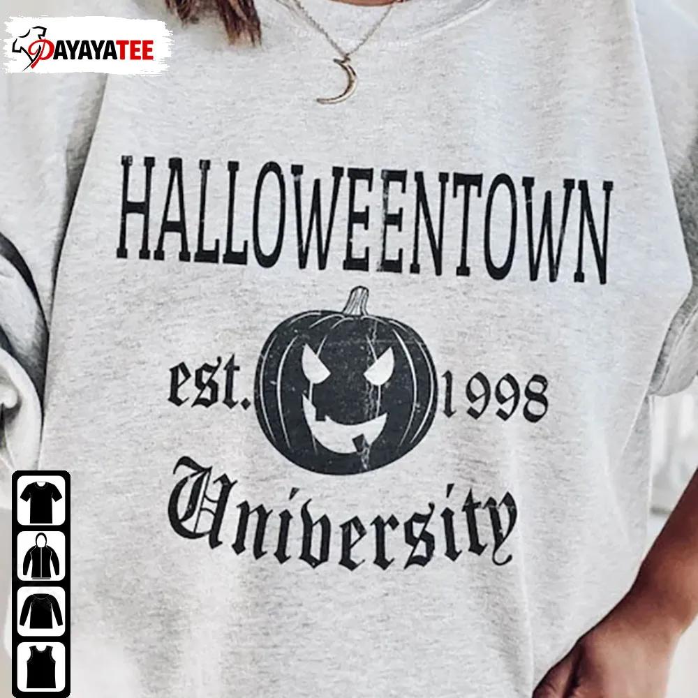 Halloweentown University Crewneck Sweatshirt Fall Halloween Sweater - Ingenious Gifts Your Whole Family