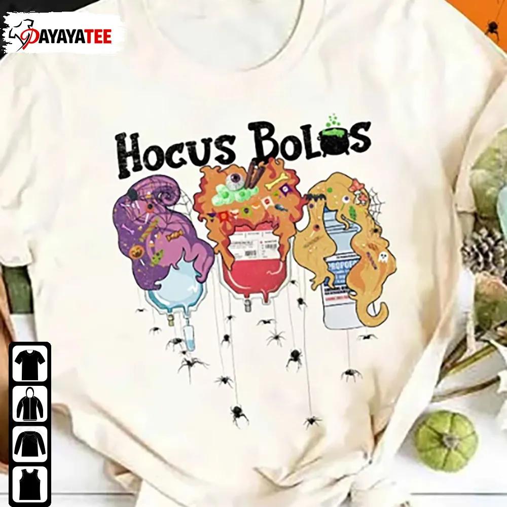 Hocus Bolus Halloween Shirt Funny Icu Nurse Halloween Spooky Season - Ingenious Gifts Your Whole Family