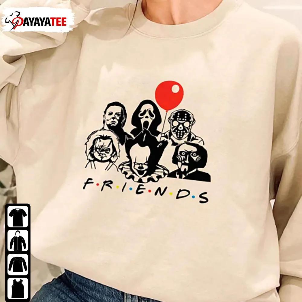 Horror Characters Friends Shirt Horror Movies Characters Halloween - Ingenious Gifts Your Whole Family