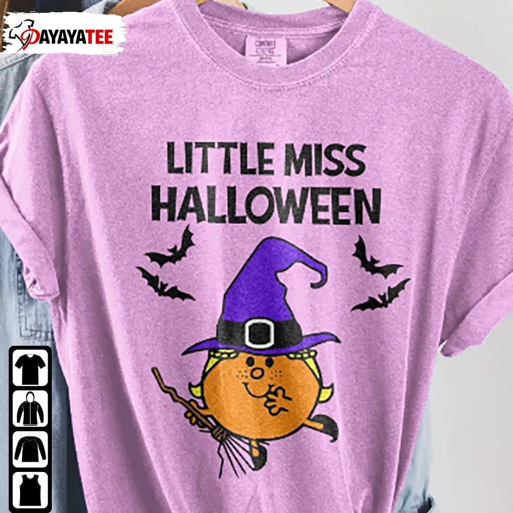 Little Miss Halloween Shirt Spooky Season Halloween Gift Sweatshirt - Ingenious Gifts Your Whole Family