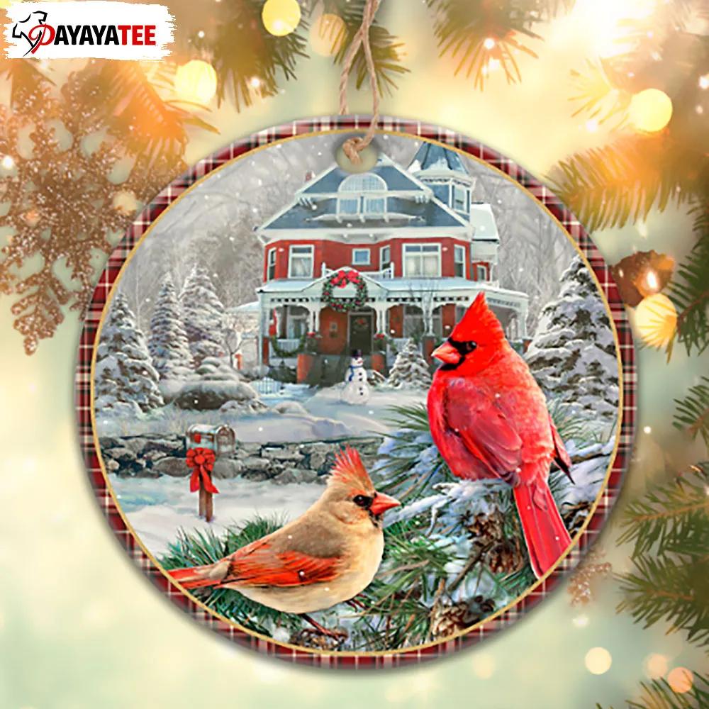 Merry Christmas Red Cardinal Memorial Ornament Gift - Ingenious Gifts Your Whole Family