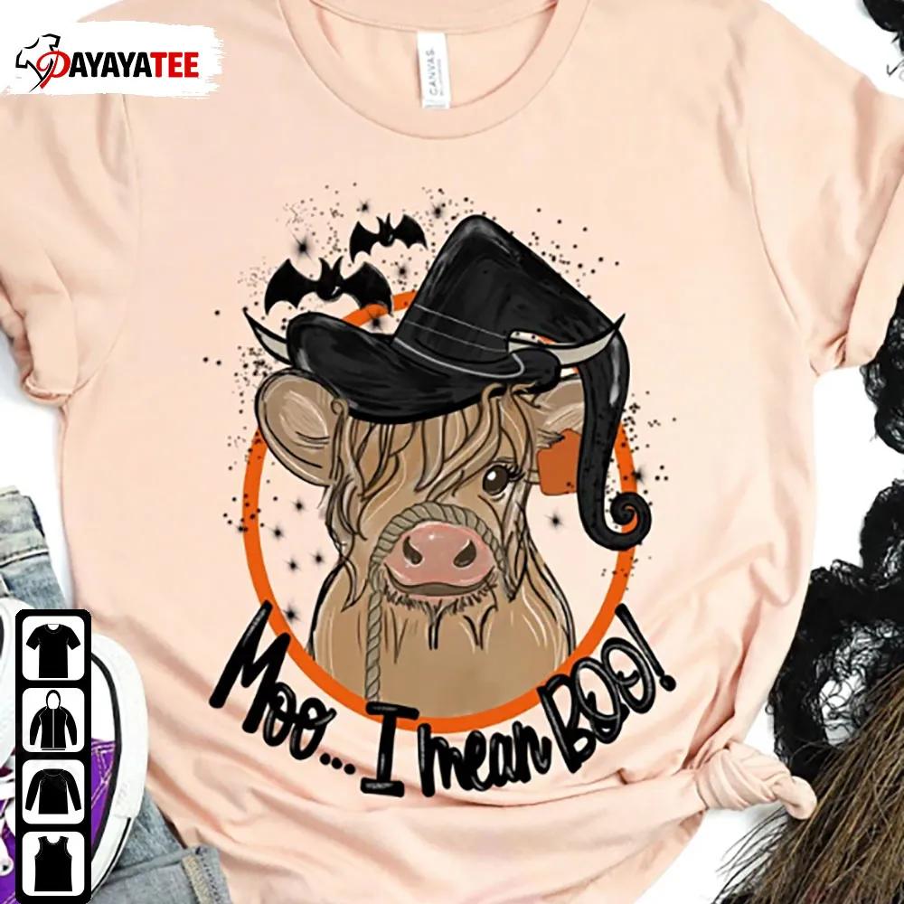 Moo I Mean Boo Shirt Funny Cow Halloween Gifts - Ingenious Gifts Your Whole Family