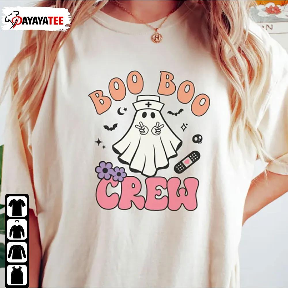 Night Shift Boo Boo Crew Shirt Spooky Halloween Nurse Unsiex - Ingenious Gifts Your Whole Family