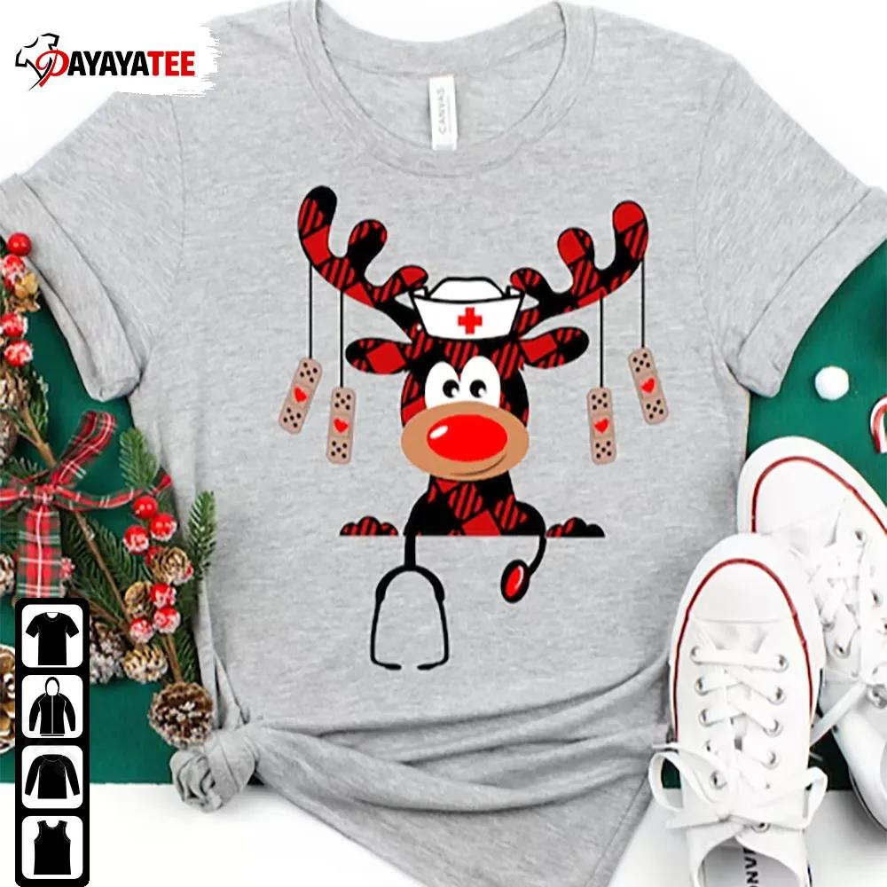 Nurse Christmas Nursing School Shirt Santa Gift For Nurse - Ingenious Gifts Your Whole Family