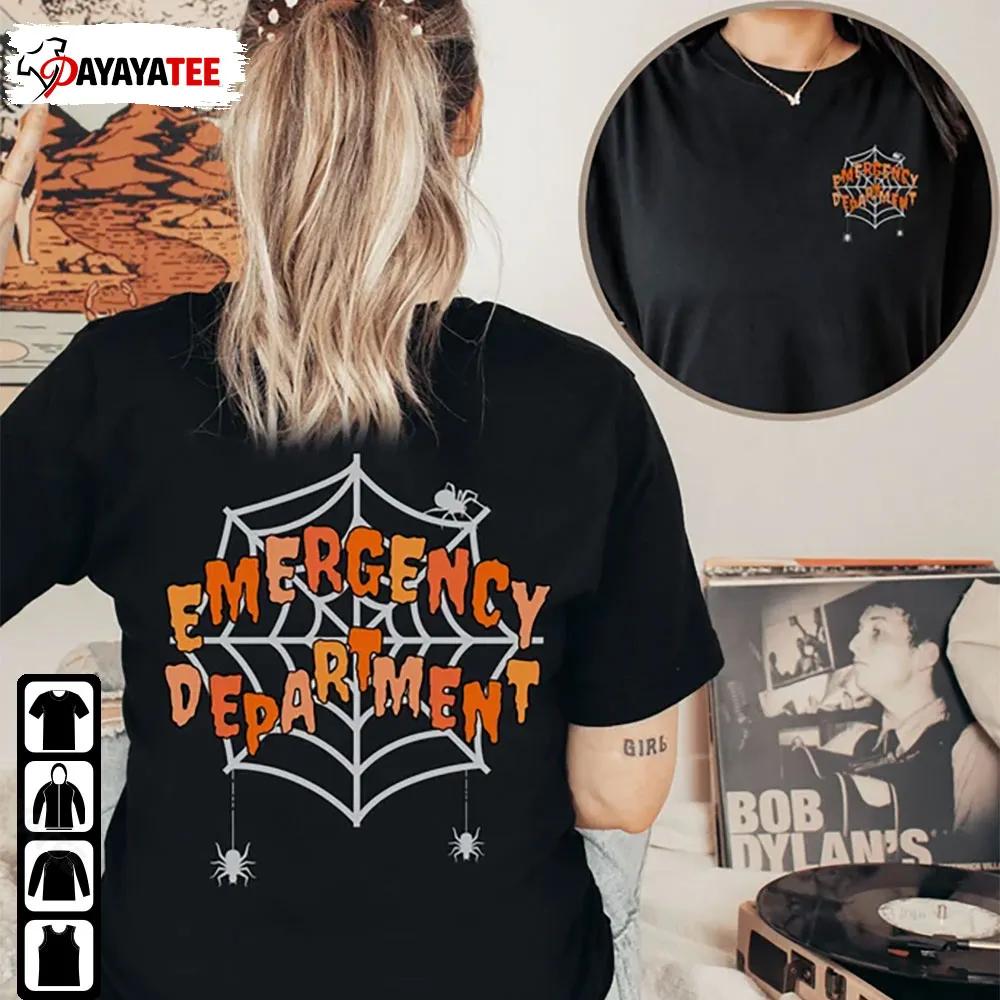 Nurse Halloween Emergency Department Shirt Rn Unisex Gift - Ingenious Gifts Your Whole Family