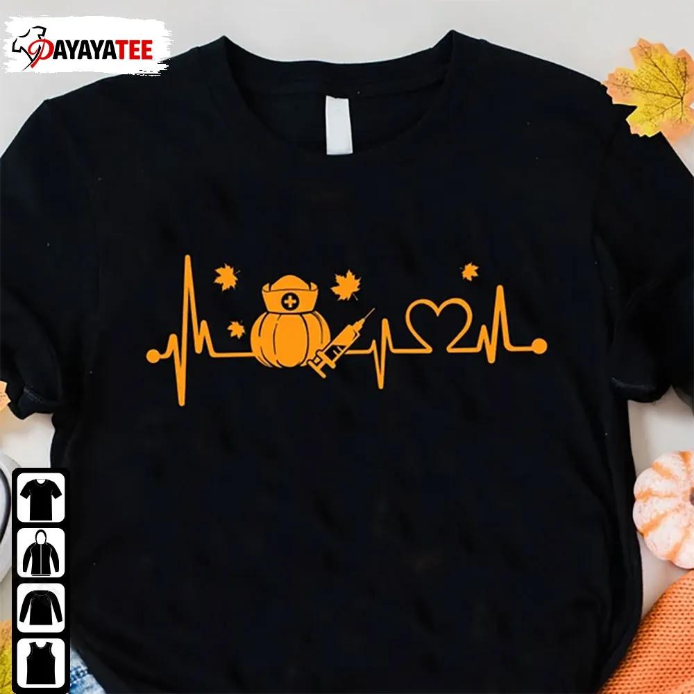 Nurse Halloween Shirt Pumpkin Fall Nurse Nursing School Gift - Ingenious Gifts Your Whole Family