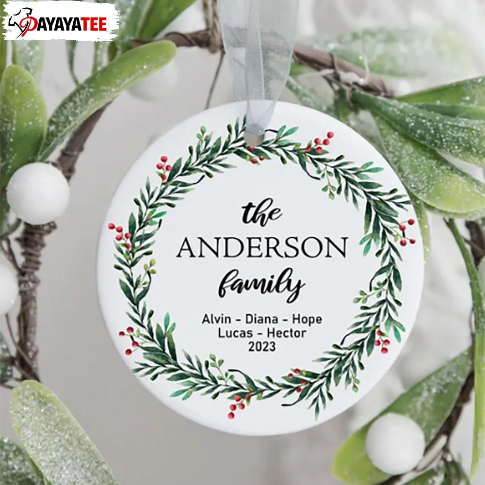 Personalized Christmas Family Keepsake Ornament With Names - Ingenious Gifts Your Whole Family