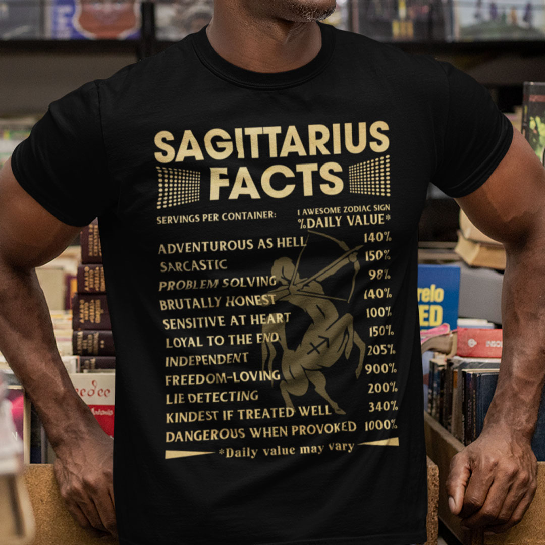 Sagittarius Facts Shirt 1 Awesome Zodiac Sign