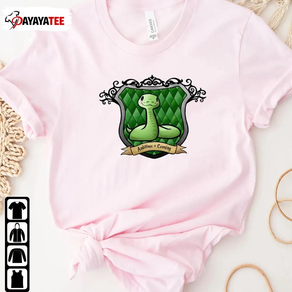 Snake Serpent Emblem Ambitious Cunning Shirt Harry Potter Christmas Slytherin - Ingenious Gifts Your Whole Family