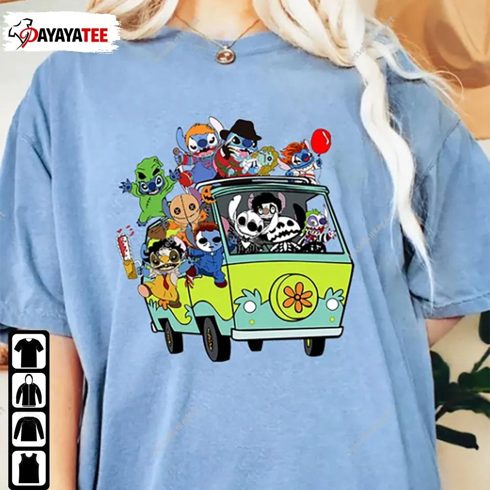 Stitch Disney Halloween Skeleton Shirt Scooby Doom Horror Friends - Ingenious Gifts Your Whole Family
