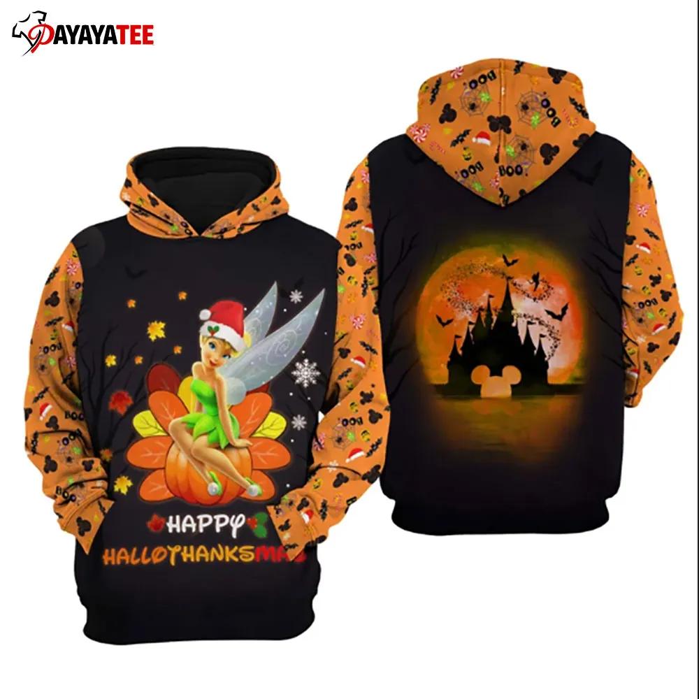Tinker Bell Hallothankmas Disney 3D Hoodie Unisex - Ingenious Gifts Your Whole Family