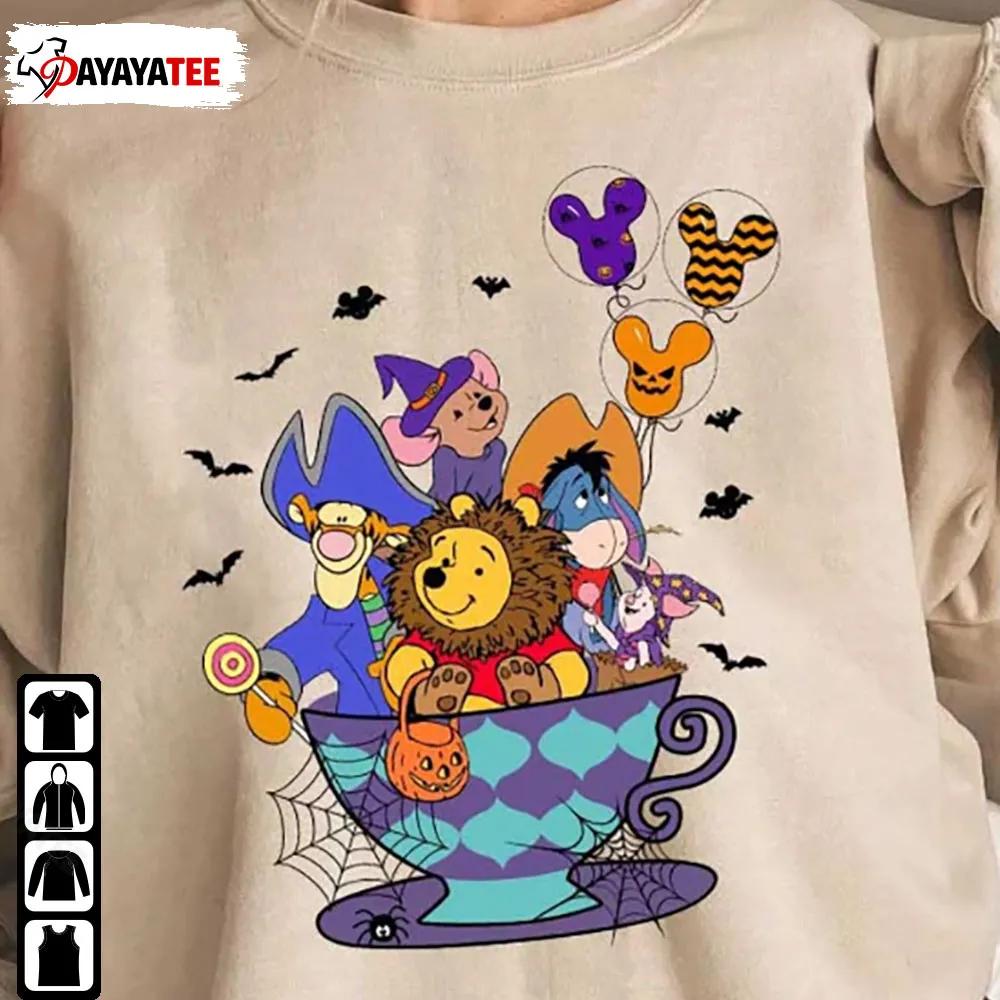 Winnie The Pooh Halloween Shirt Disney Pooh Bear Pumpkin Sweatshirt - Ingenious Gifts Your Whole Family