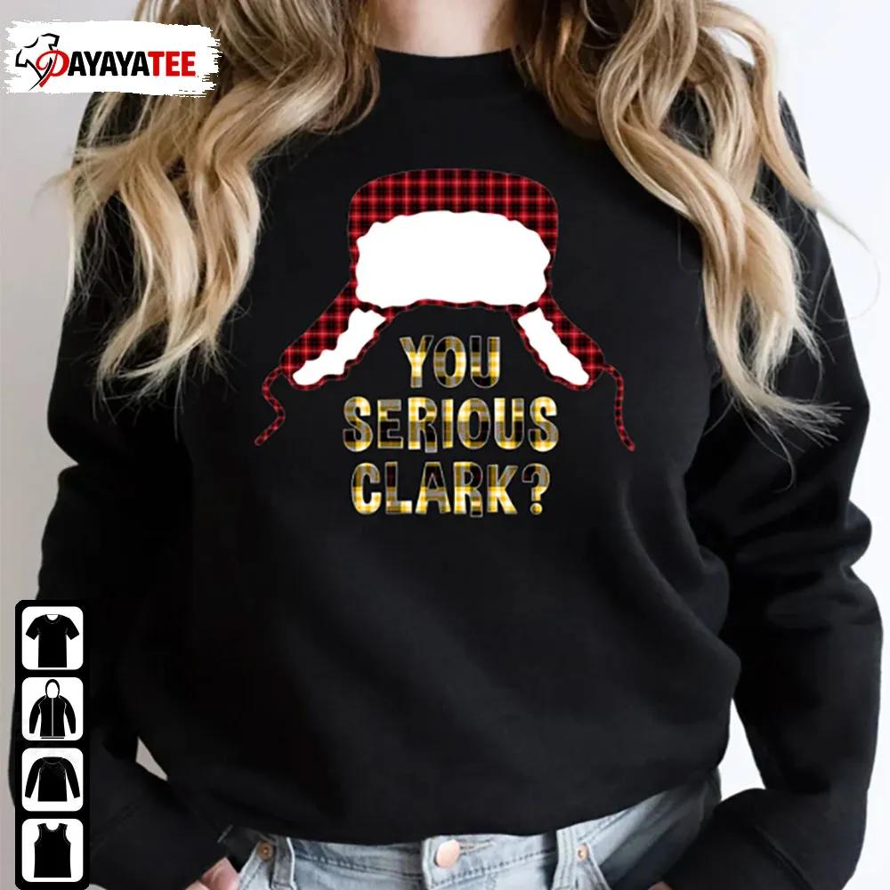 You Serious Clark Plaid Shirt Funny Sweatshirt Yellow Checkered - Ingenious Gifts Your Whole Family