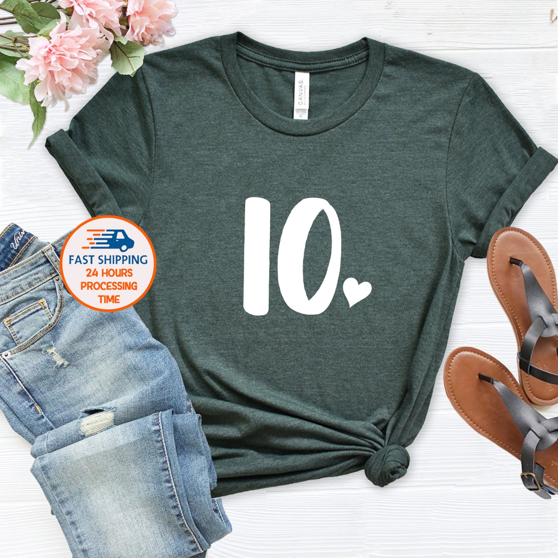 10th Birthday Gift For Girl, 10th Birthday Event Shirts