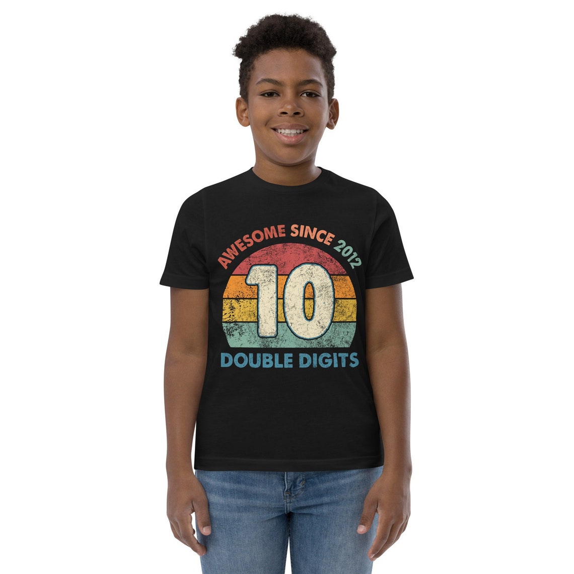 10th Birthday Shirt, Awesome Since 2012, Double Digits