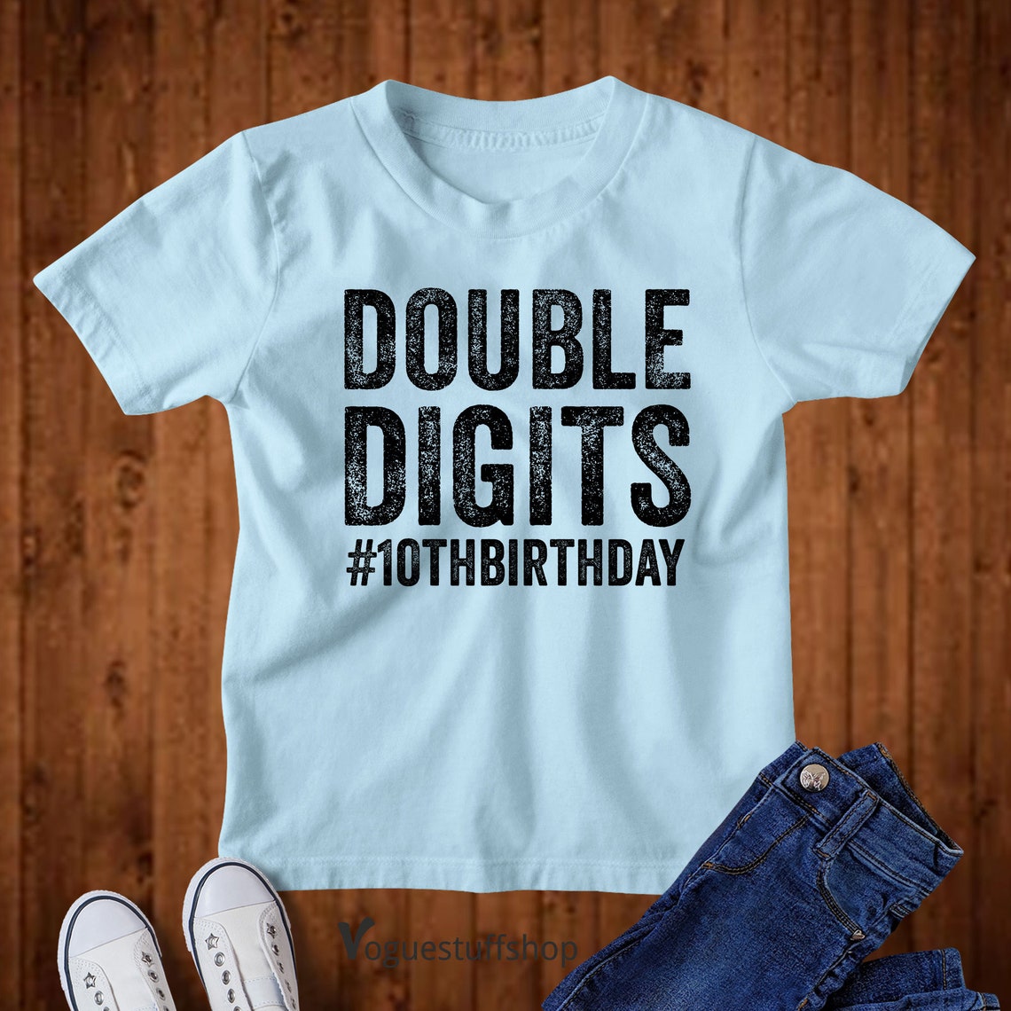 10th Birthday T Shirt Double Digit Birthday Shirt