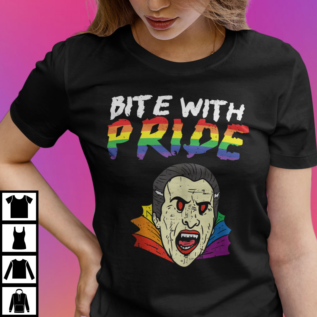 Bite With Pride Shirt Gay Vampire LGBT - StirTshirt