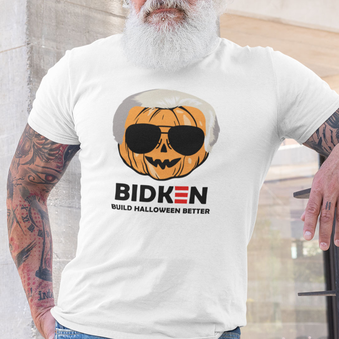 Biden Build Halloween Better Pumpkin Shirt Anti Biden