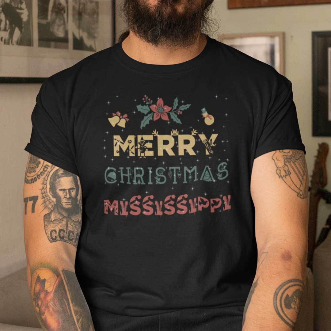 Merry Mississippi Christmas T Shirt
