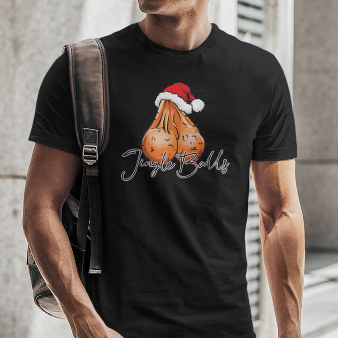 Jingle Balls T Shirt Funny Christmas Tee