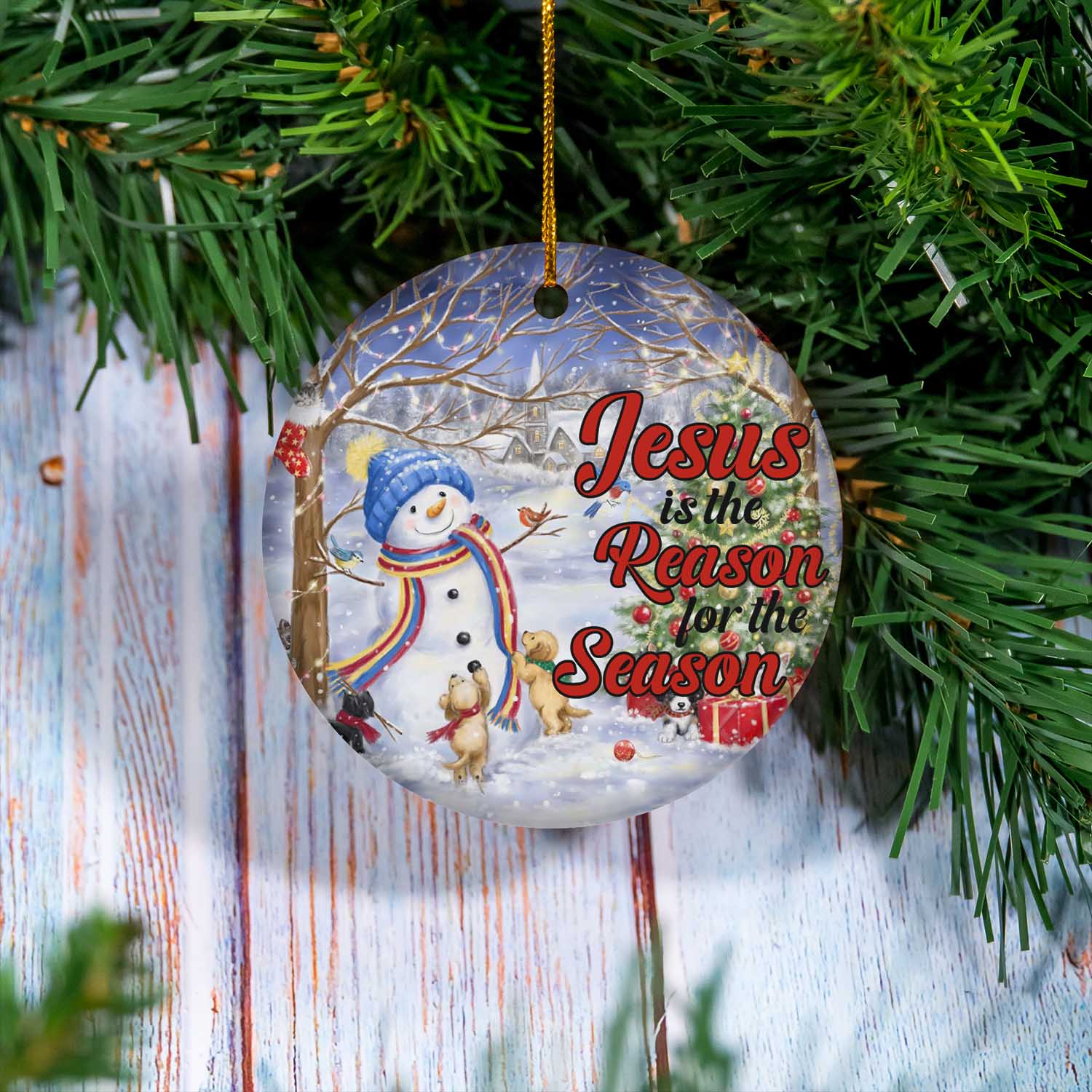 Jesus Is The Reason For The Season Ornament Christmas Gift