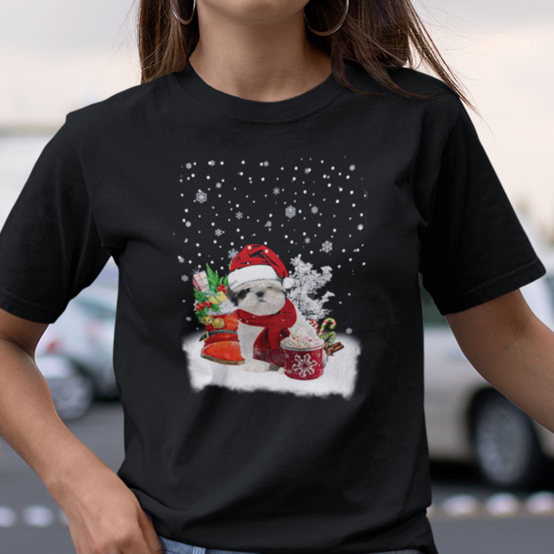 Shih Tzu Dog Christmas Shirt Shih Tzu Lover