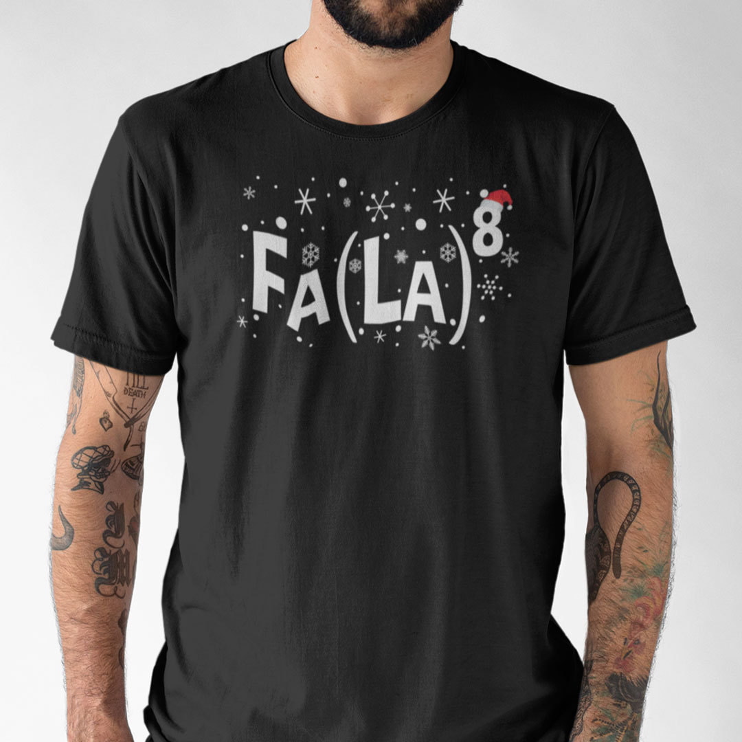 FA (LA)8 Shirt Merry Christmas Math Tee