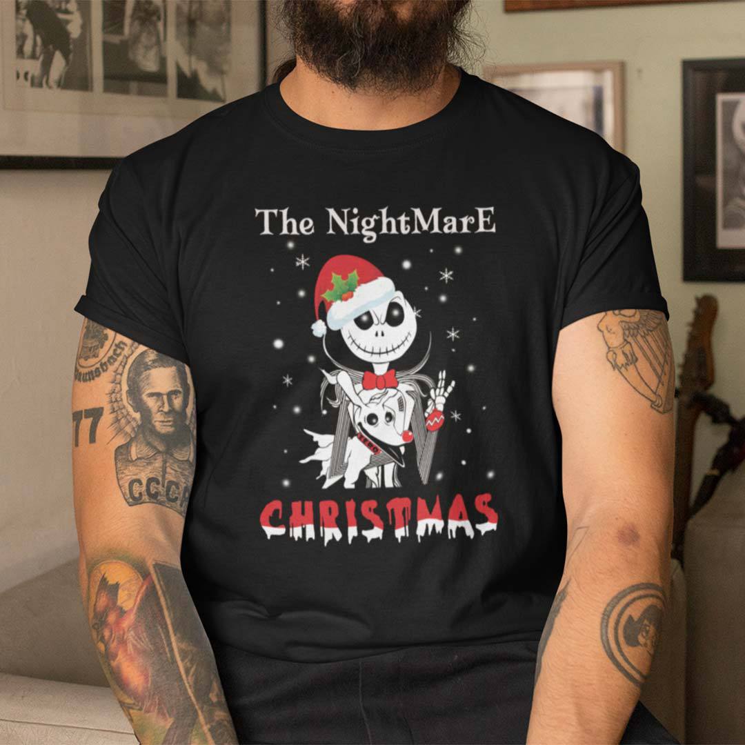 The Nightmare Christmas Shirts Jack Skellington Christmas Tee
