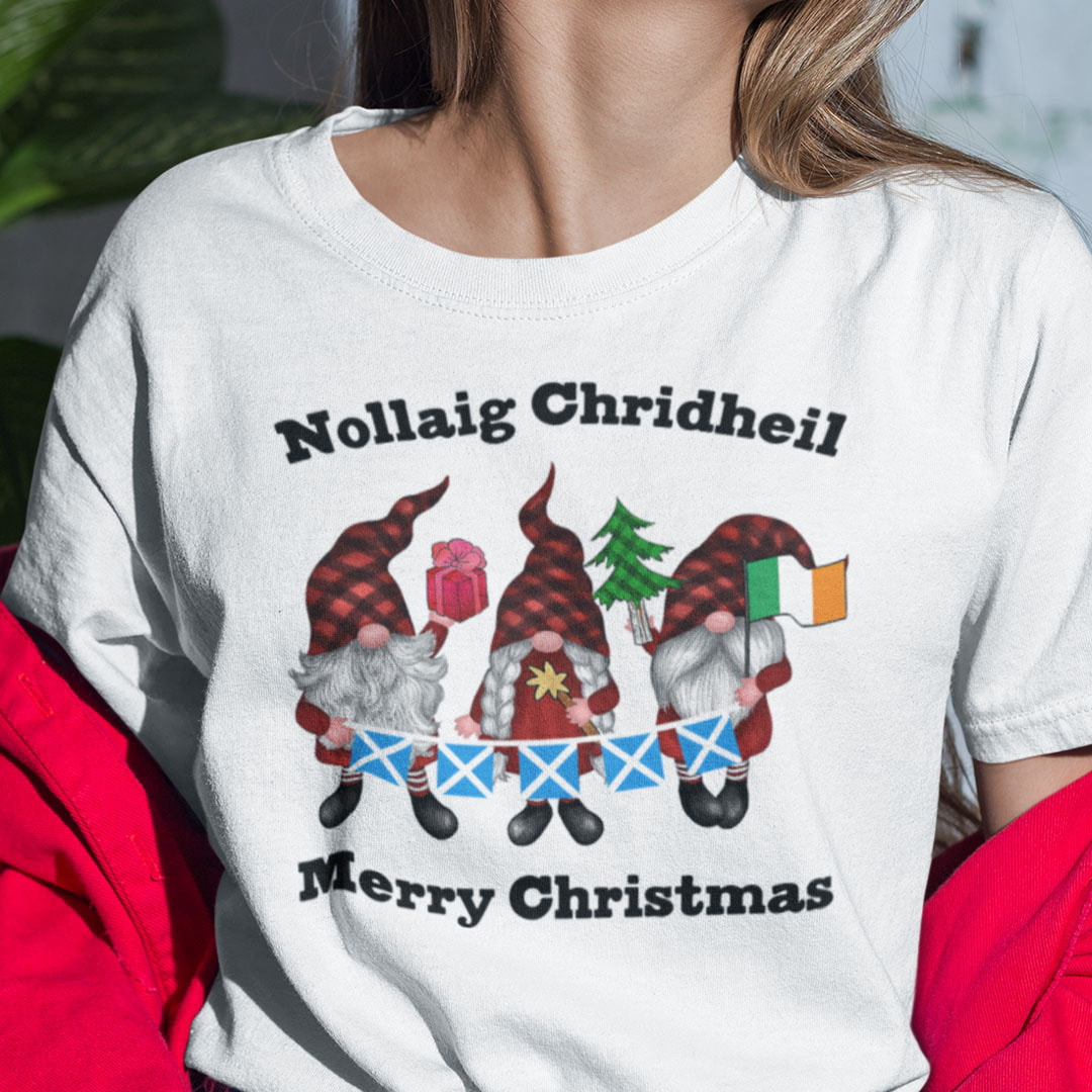 Nollaig Chridheil Merry Christmas Scottish Gaelic Shirt