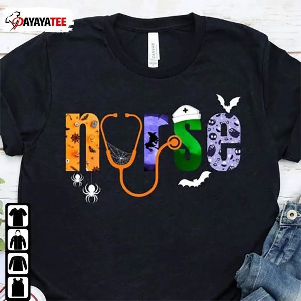 Halloween Nurse Shirt Nursing Nurse Fall Halloween Gift - Ingenious Gifts Your Whole Family