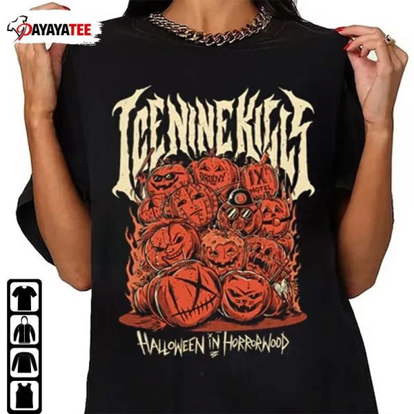 Ice Nine Kills The Trinity Of Terror Tour Shirt Halloween In Horrorwood Unisex - Ingenious Gifts Your Whole Family