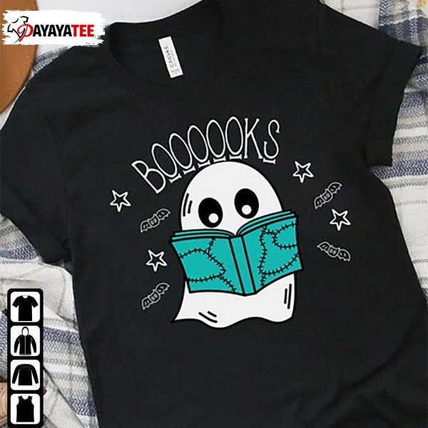 Booooks Ghost Books Teacher Halloweens Shirt - Ingenious Gifts Your Whole Family