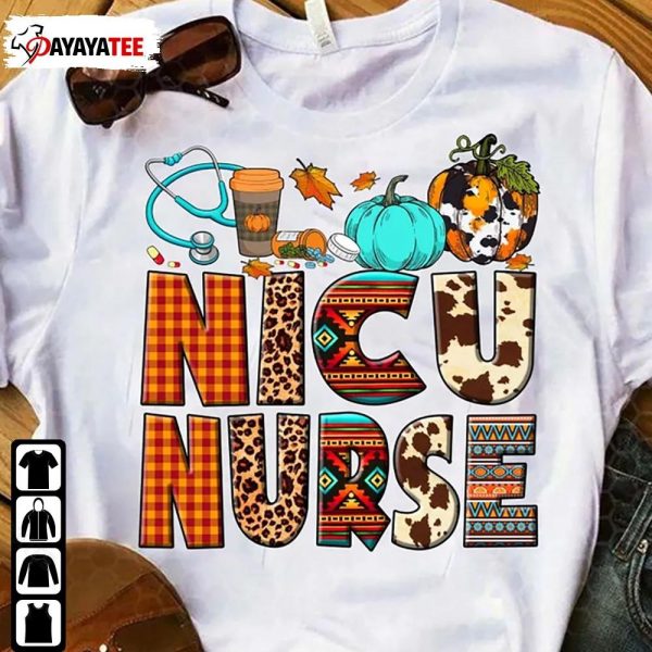 Leopard Nicu Halloween Nurse Shirt Nursing Stethoscope Pumpkin - Ingenious Gifts Your Whole Family
