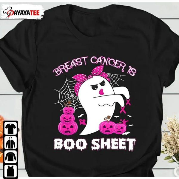 Breast Cancer Is Boo Sheet Shirt Halloween Cancer Awareness - Ingenious Gifts Your Whole Family