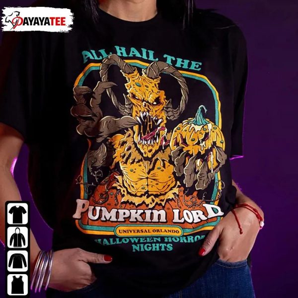 All Hail The Pumpkin Lord Shirt Halloween Horror Nights Unisex - Ingenious Gifts Your Whole Family