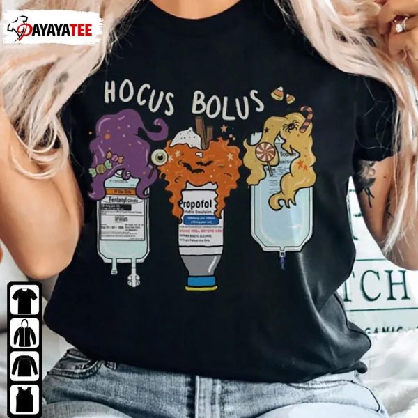 Funny Nurse Crna Halloween Shirt Propofol Fentanyl Witch Sedation - Ingenious Gifts Your Whole Family