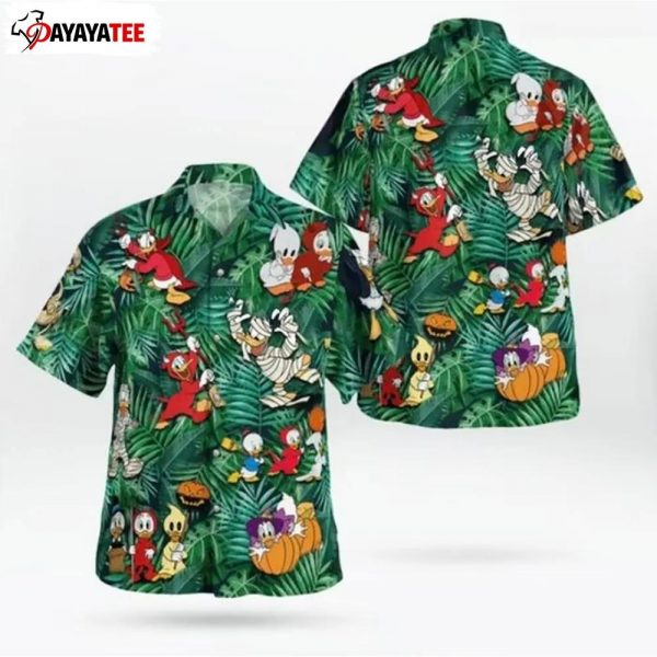 Donald Duck Disney Halloween Hawaiian Shirt Summer Trip Family Merch - Ingenious Gifts Your Whole Family