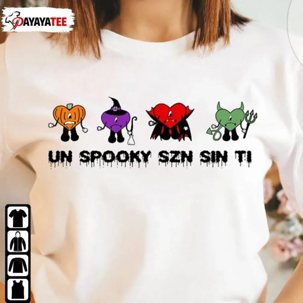 Un Spooky Szn Sin Ti Shirt Halloween Bad Bunny Unisex - Ingenious Gifts Your Whole Family