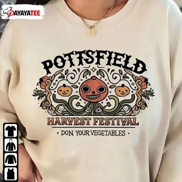 Vintage Over The Garden Wall Shirt Pottsfield Harvest Festival Halloween Unisex - Ingenious Gifts Your Whole Family