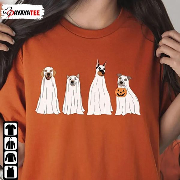 Halloween Dog Shirt Ghost Dog Lovers Fall - Ingenious Gifts Your Whole Family