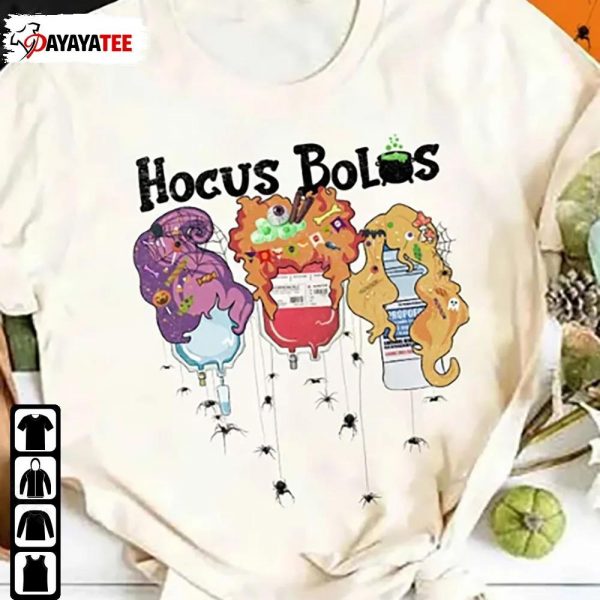 Hocus Bolus Halloween Shirt Funny Icu Nurse Halloween Spooky Season - Ingenious Gifts Your Whole Family